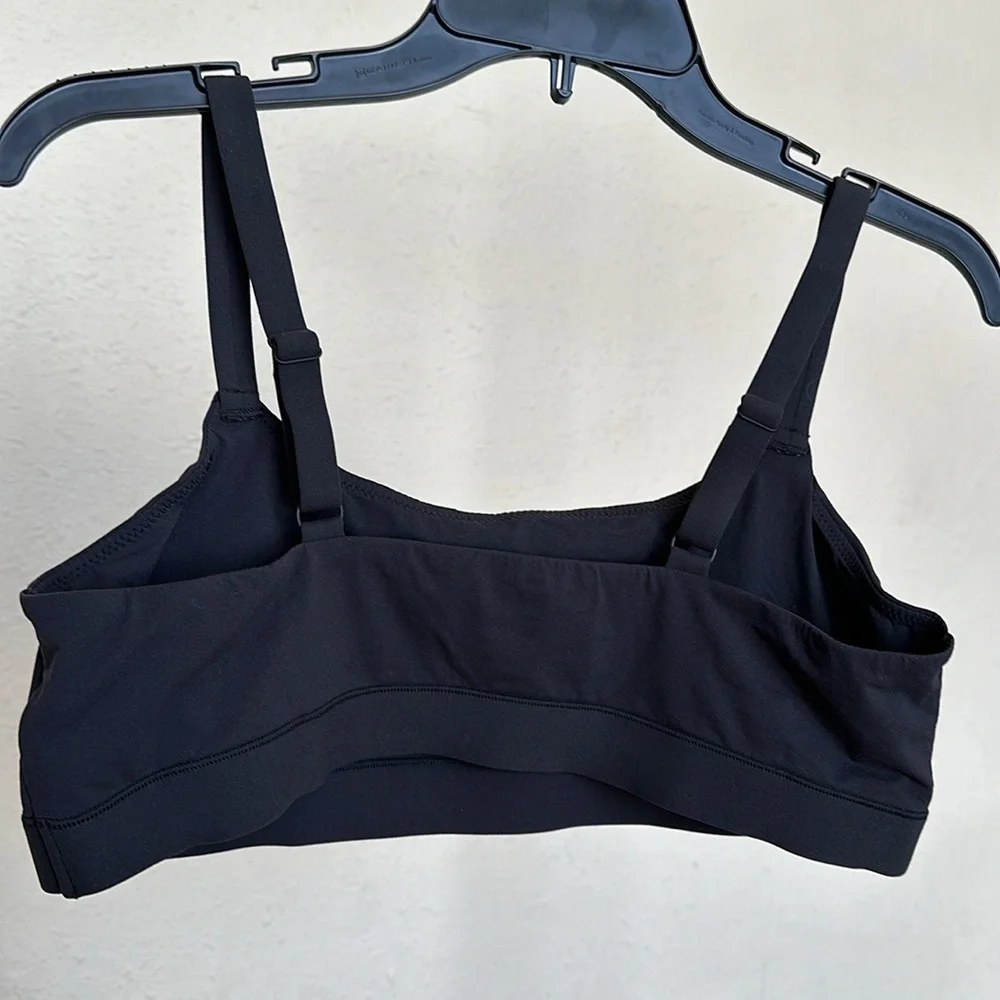 SKIMS Fits Everybody Scoop Bralette Size S NWOT Onyx black - Picture 4 of 6